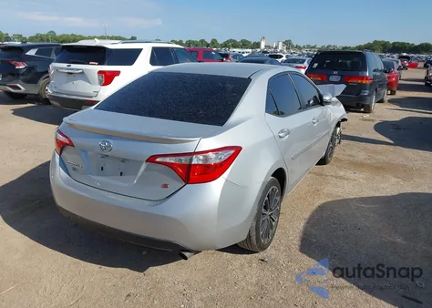 2014 Toyota Corolla S Plus from USA, damaged, VIN 5YFBURHE7EP101079